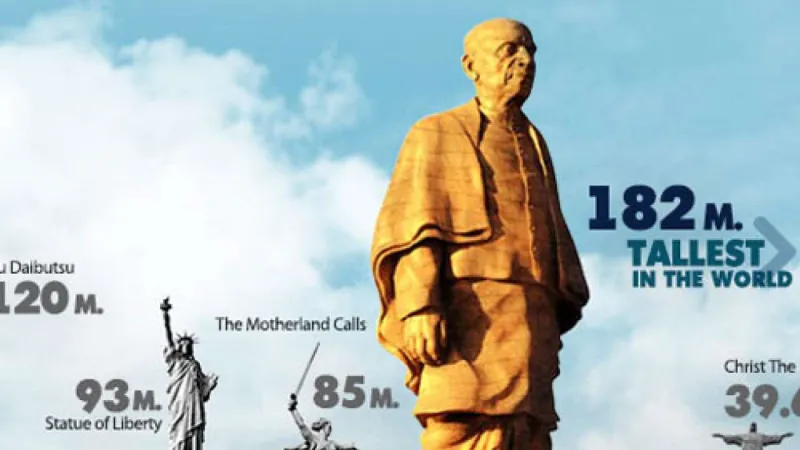 شاهد/ الرجل الحديدي التمثال الأطول في العالم