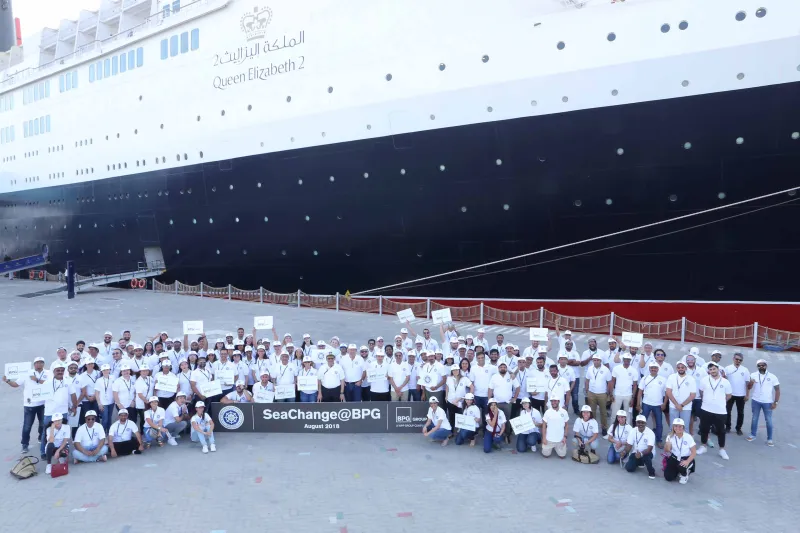 مجموعة "بي بي جي" الرائدة تحتفل بالاجتماع السنوي الـ 25 لموظفيها بإحياء فعاليات مميزة على متن باخرة الملكة إليزابيث الثانية QE2 في دبي   