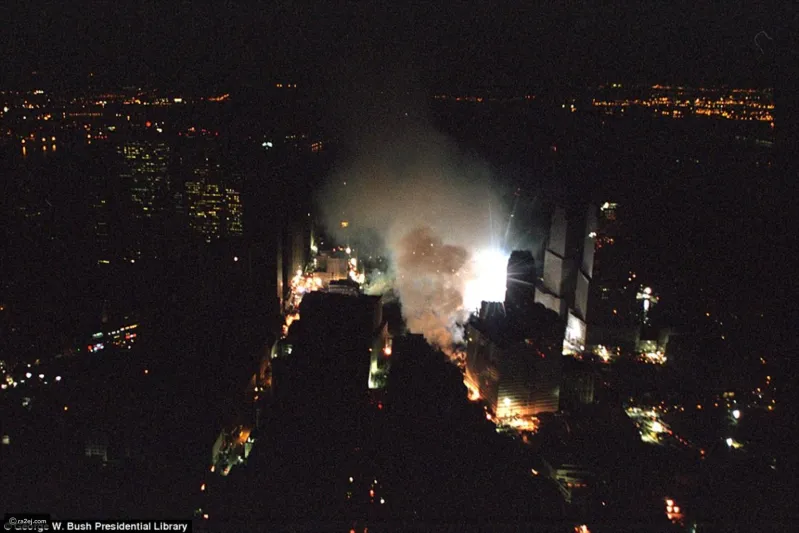 شاهد صور نادرة توثق هجمات 11 سبتمبر