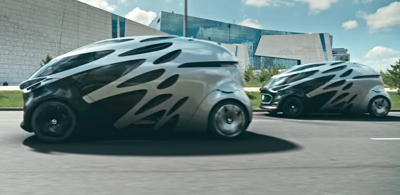 شاهد | Urbanetic سيارة مرسيدس المستقبلية.. كهربائية وذاتية القيادة 