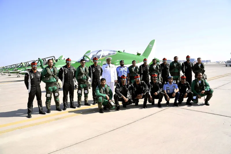 احتفال القوات الجوية السعودية باليوم الوطني (فيديو)