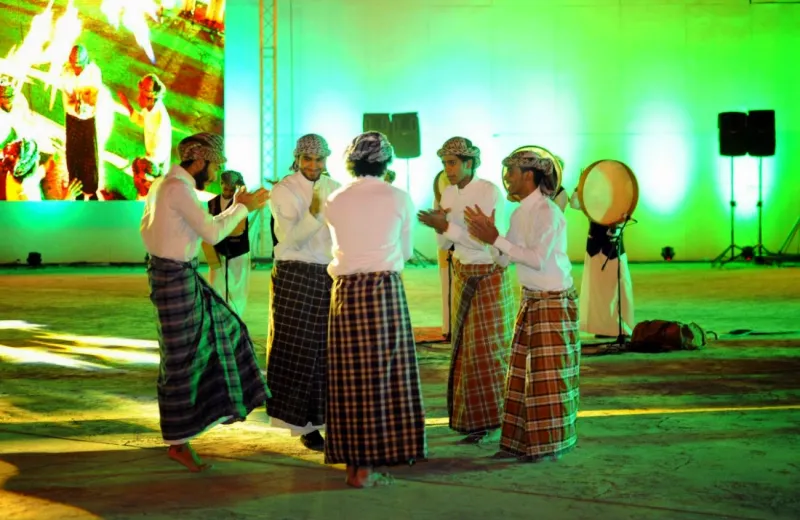 عروض تراثية تحكي مسيرة المملكة في اليوم الوطني السعودي 