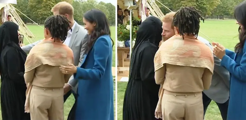الأمير هاري يتعرض لموقف محرج بسبب قبلة محجبة (فيديو)