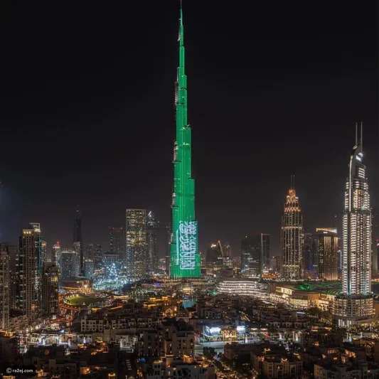 كيف شاركت الدول العربية والأجنبية  المملكة في احتفالاتها بيومها الوطني الثامن والثمانين؟