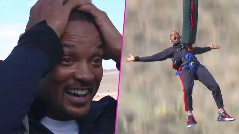 ويل سميث يقفز من الطائرة في عيد ميلاده الـ50 (فيديو)