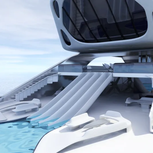 سوبر يخت «إليون» الفاخر بستة طوابق! (صور)