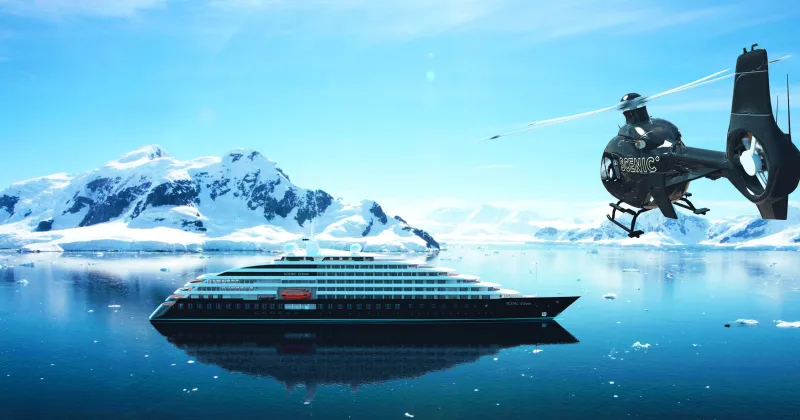 Scenic Eclipse..  يخت مذهل يحمل ضيوفه بمروحيتين (فيديو)