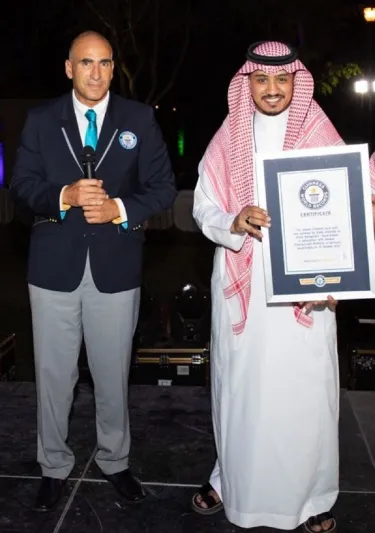 المملكة تحقق رقمًا قياسيًا جديدًا بأكبر حديقة مطاطية بالعالم (فيديو)