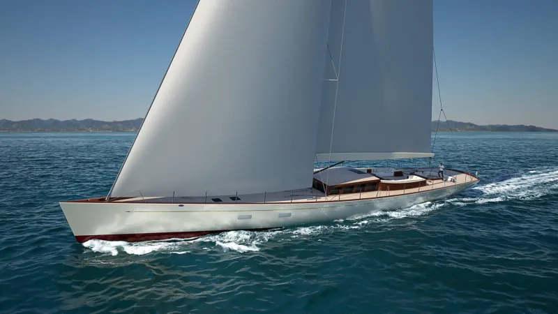 بيورا.. يخت شراعي فاخر بطول 43 مترًا (فيديو)