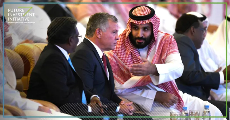 شاهد.. لحظة وصول ولي العهد الأمير محمد بن سلمان لمقر مبادرة مستقبل الاستثمار