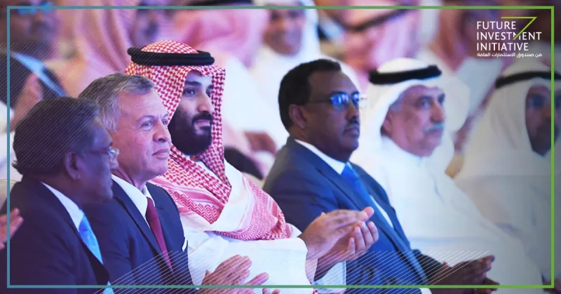 شاهد.. لحظة وصول ولي العهد الأمير محمد بن سلمان لمقر مبادرة مستقبل الاستثمار