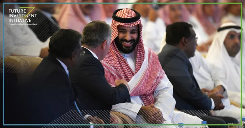 شاهد.. لحظة وصول ولي العهد الأمير محمد بن سلمان لمقر مبادرة مستقبل الاستثمار