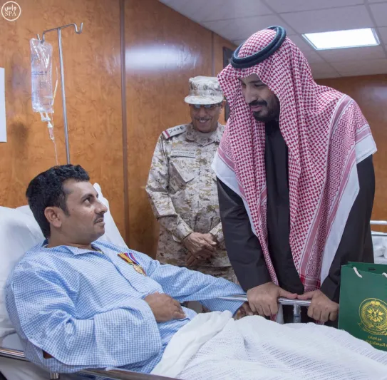 الأمير محمد بن سلمان يزور مصابي الحد الجنوبي.. ويوجه لهم هذه الرسالة (فيديو)