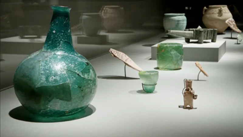 «روائع آثار المملكة عبر العصور» في متحف اللوفر أبو ظبي (صور)