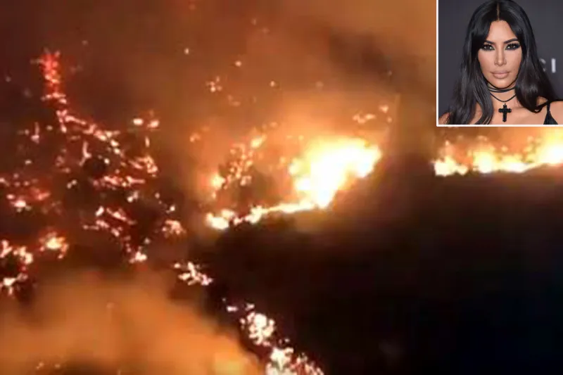 حرائق كاليفورنيا تلتهم منازل مشاهير هوليوود (فيديو وصور)