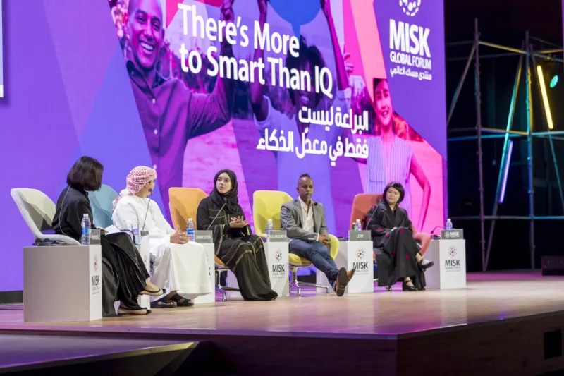 جولة "الرجل" في أروقة منتدى مسك العالمي (فيديو)