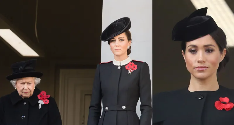 ما السر وراء وقوف ميغان بعيدة عن الملكة في «يوم الذكرى»؟