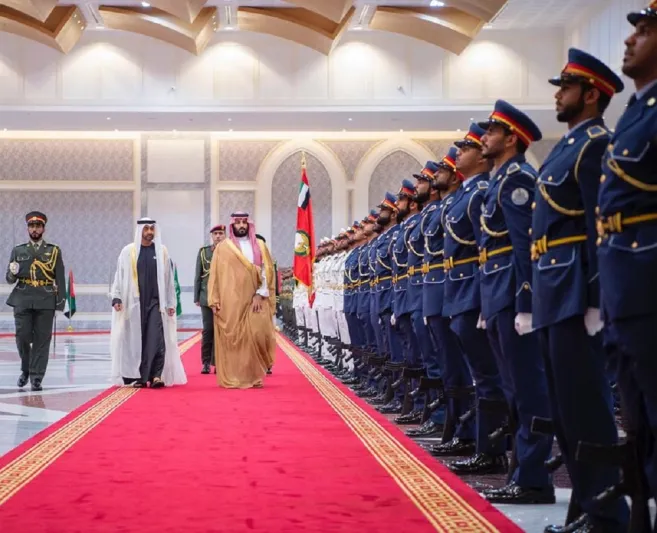 شاهد | جولة الأمير محمد بن سلمان برفقة ولي عهد أبو ظبي في جزيرة ياس