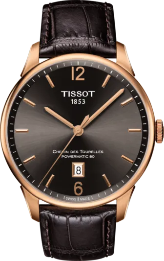 ساعة Tissot Chemin des Tourelles قطعة مميزة بتصميم عصري وإطار أنيق