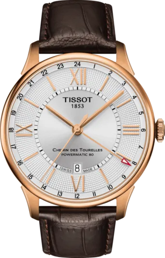 ساعة Tissot Chemin des Tourelles قطعة مميزة بتصميم عصري وإطار أنيق