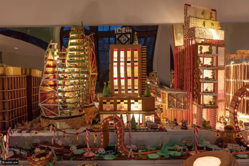  "رائعة معمارية".. هذه المدينة مصنوعة من السكر والبسكويت (صور)