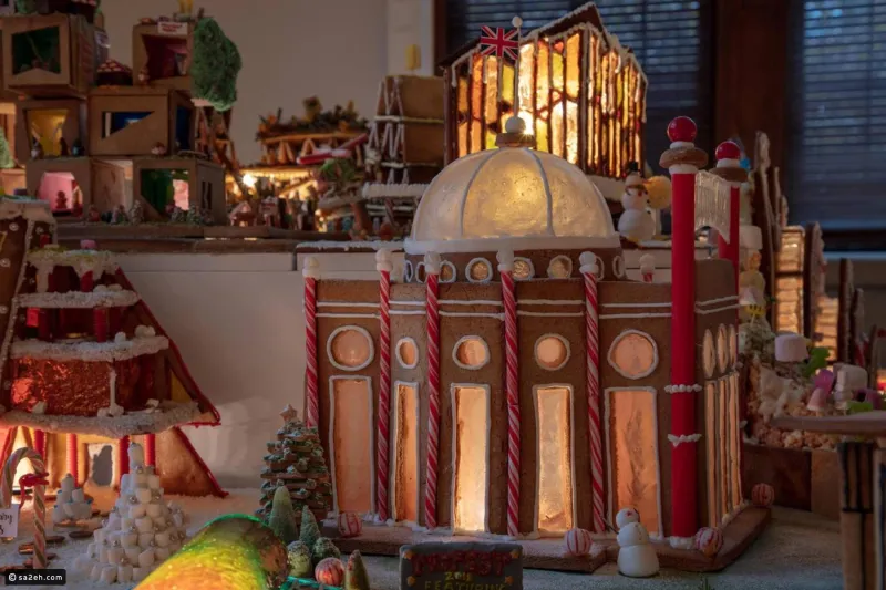  "رائعة معمارية".. هذه المدينة مصنوعة من السكر والبسكويت (صور)