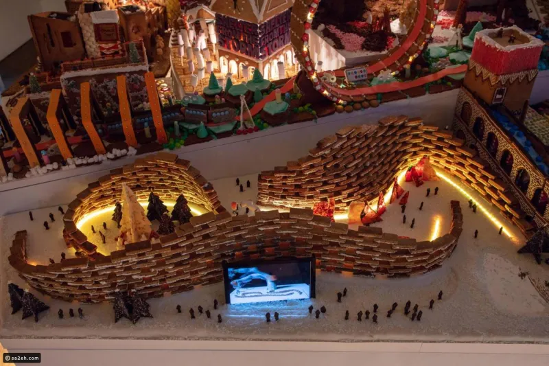  "رائعة معمارية".. هذه المدينة مصنوعة من السكر والبسكويت (صور)