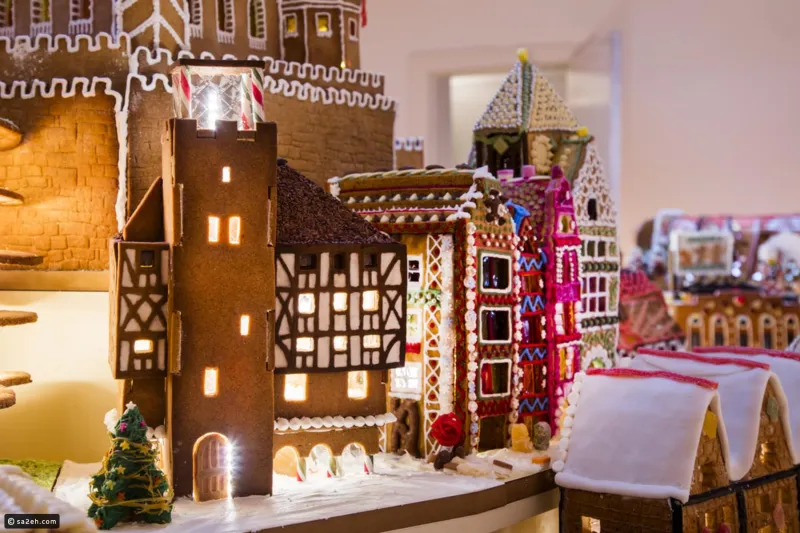  "رائعة معمارية".. هذه المدينة مصنوعة من السكر والبسكويت (صور)