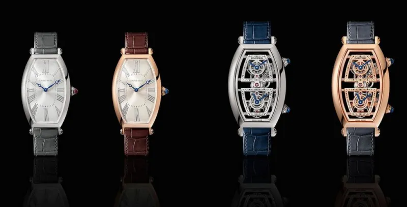 من الذّهب الورديّ والبلاتين.. ساعتان جديدتان تعيدان أسطورة "Tonneau".. صور