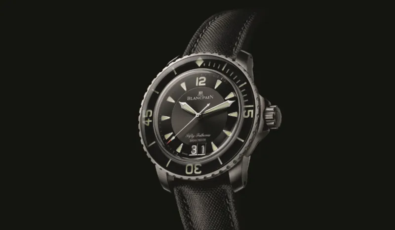 ساعة Fifty Fathoms Grande Date من بلانبان