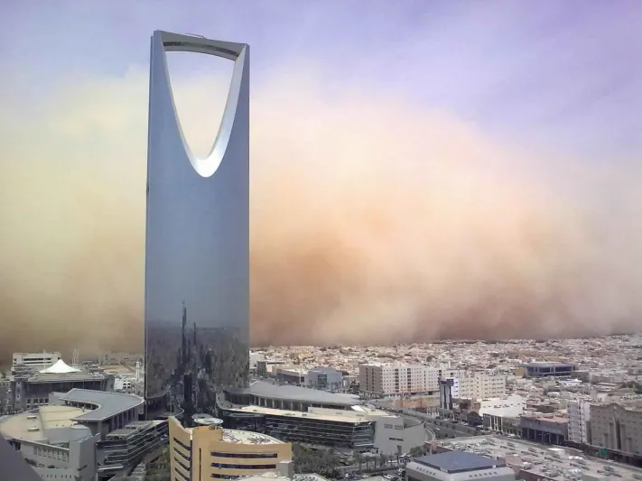تعرف على عدد العواصف الرملية التي تتعرض لها المملكة