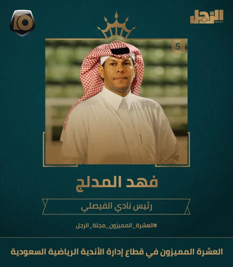 فيديو: الفائز بالمركز الخامس فهد المدلج.. كفاءة قيادية وإدارة ناجحة تتجاوز كل الأزمات