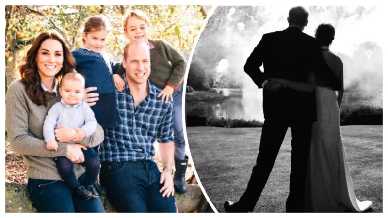 صور| بطاقات عيد الميلاد الخاصة بالعائلة الملكية البريطانية لعام 2018