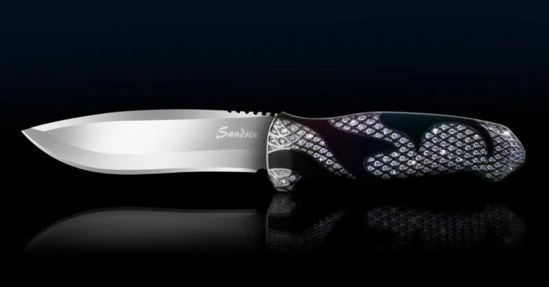 السكين الأغلى في العالم.. مغطى بالماس وقيمتها 150 ألف دولار! (فيديو)