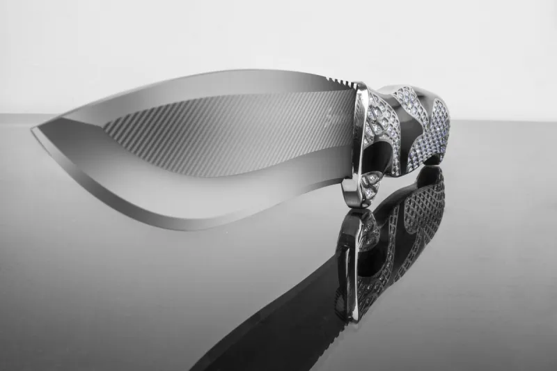 السكين الأغلى في العالم.. مغطى بالماس وقيمتها 150 ألف دولار! (فيديو)