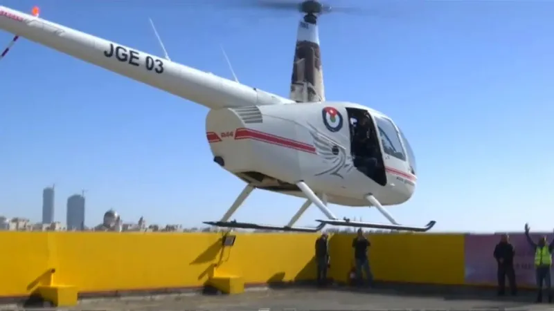 إطلاق خدمة التاكسي الطائر في سماء الأردن.. وهذه تكلفة الرحلة (فيديو)