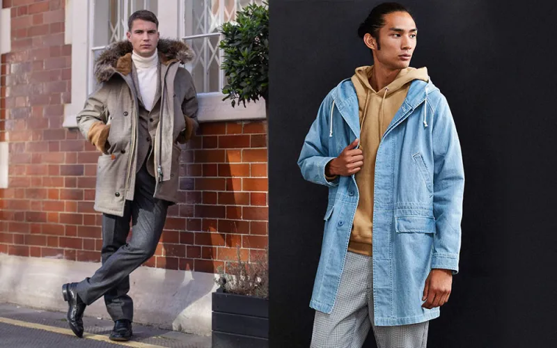 معاطف رجالية أنيقة موضتها لا تختفي أبداً
