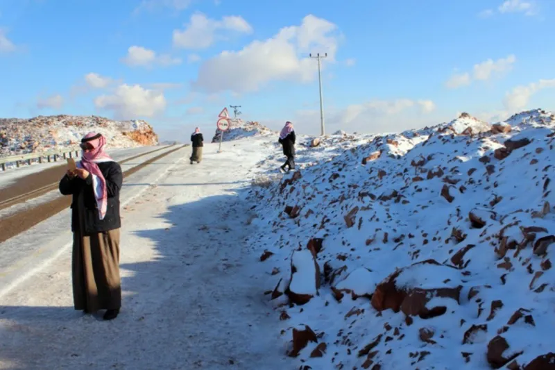 مصحوبة بعاصفة ثلجية.. تعرف على تفاصيل أقوى وأطول موجة برد تواجهها المملكة