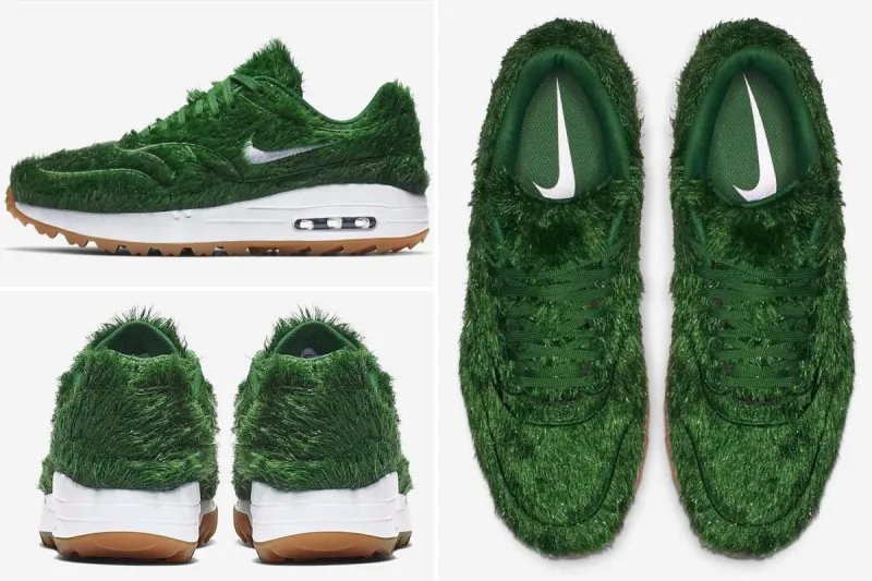 «نايك» تكشف عن حذائها المخصص للجولف بغطاء عُشبي! (صور) 