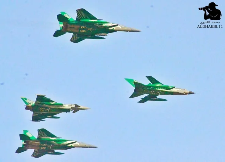 عرضًا لن يُنسى.. الصقور السعودية تستعرض في سماء محايل (صور)