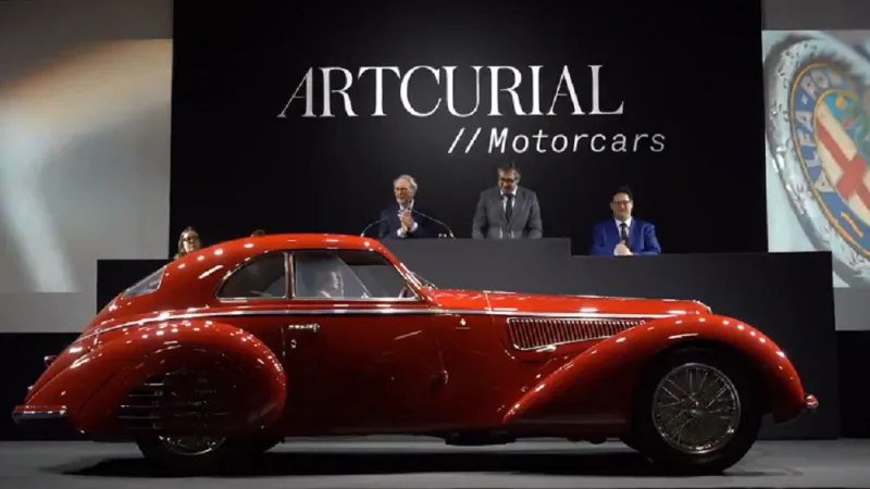 سيارة "ألفا روميو" النادرة تباع في مزاد بسعر خيالي.. تعرف على قيمتها (فيديو وصور)