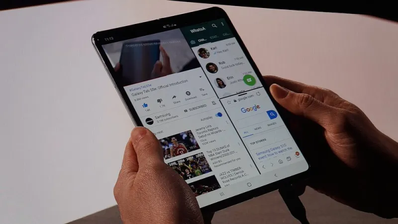 رسمياً.. إطلاق هاتف سامسونج القابل للطي Galaxy Fold بمواصفات استثنائية (فيديو وصور)