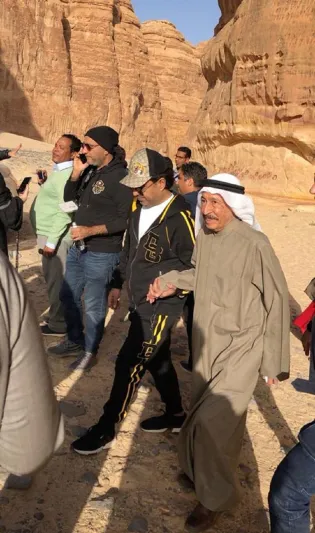 جولة للفنانين عبدالكريم عبدالقادر وراشد الماجد وماجد المهندس في العلا