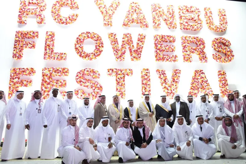 افتتاح مهرجان الزهور والحدائق بمدينة ينبع الصناعية..مشاهد خلابة وفعاليات مميزة