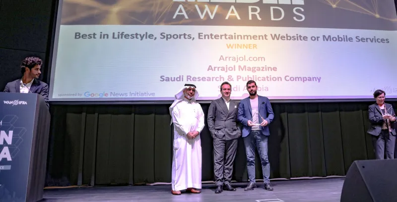 «وان-إيفرا»: مجلة الرجل أفضل موقع «لايف ستايل ترفيهي رياضي» في الشرق الأوسط