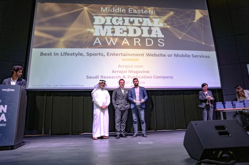 «وان-إيفرا»: مجلة الرجل أفضل موقع «لايف ستايل ترفيهي رياضي» في الشرق الأوسط