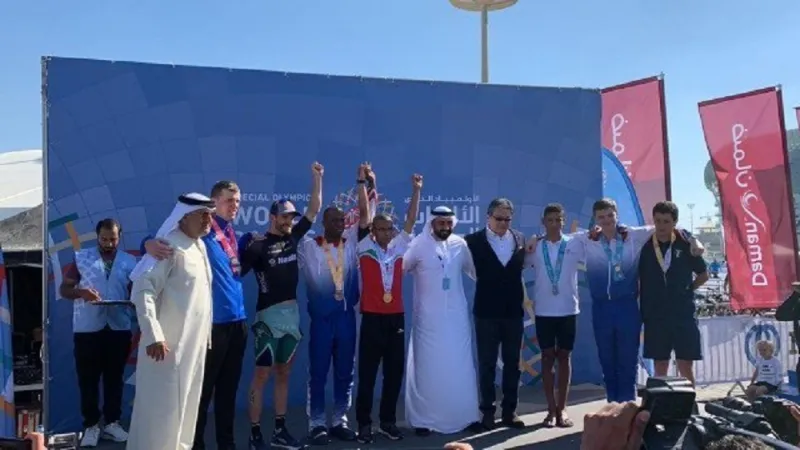 الإمارات تحصد الميدالية الذهبية في منافسات ترايثلون الأولمبياد الخاص