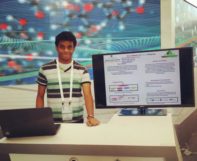 طالب سعودي يفوز بجائزة أفضل مخترع على مستوى العالم