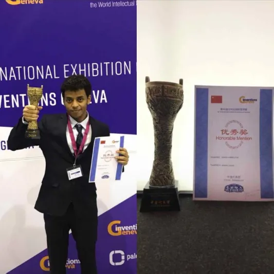 طالب سعودي يفوز بجائزة أفضل مخترع على مستوى العالم