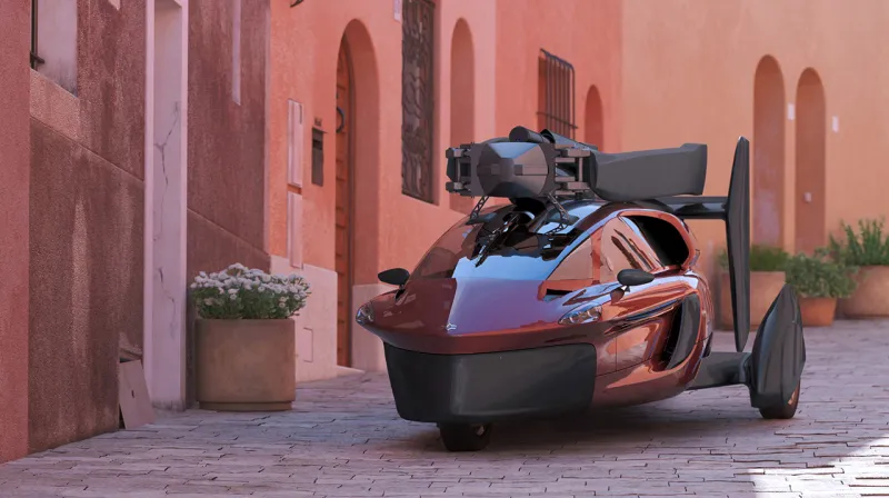 شاهد Liberty أول سيارة طائرة في العالم ( فيديو)